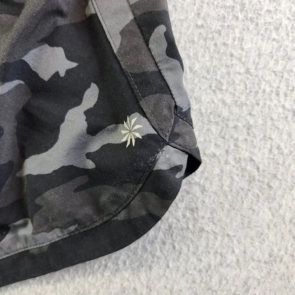 Athleta Girl Shorts Girls XXL Gray Camo All Play 3 Short Zip Pockets Athleisure - Picture 5 of 15